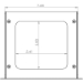 10-8 Video Arsenal - 3" Faceplate - 425-6714