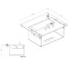 425-6544 - 7" Faceplate for Brother Printer Line Drawing