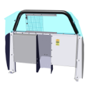 Chevy Silverado SSV (2023+) Space Creator Vehicle Partition Chevy, Chevrolet, Silverado, SSV, 2023, 2024, 2025, 2026, Space Creator, Vehicle Partition, Partition, Bidirectional,