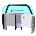 Chevy Silverado SSV (2023+) Space Creator Vehicle Partition Chevy, Chevrolet, Silverado, SSV, 2023, 2024 2025, 2026, 2027, Space Creator, Vehicle Partition, Partition, Jotto Desk, Jotto