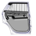 Durango (2019+) Bar-Style Window Armor & Door Panel Package Dodge, Durango, Bar, Window, Armor, Door, Panel, 475-2145, Jotto