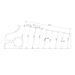 Ford F-150 SSV/PR (2021+), F-250 (2023+) Contour Console with Locking Lid Storage - 425-6524