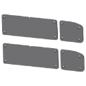 Ford PI Utility (2020+) OEM Door Control Covers 