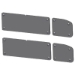 Ford PI Utility (2020+) OEM Door Control Covers - 475-1251