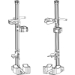Gun Rack - Dual Weapon, Partition Mounted, Vertical (GR9-ZRT-AR-GL3-XL/870 Featuring SmartLok Technology) - 475-2063