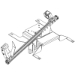 Gun Rack -  Single Weapon, Rear Seat Mount, Angled (GR6, ZRT, AR-BLM, TXDPS, TAHOE 2021+) - 475-1026