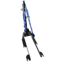 Gun Rack - Dual Weapon, Rear Seat Mounted, Vertical (GR6-ZRT-DCR-AR BLM/870) Gun Rack - Dual Weapon, Rear Seat Mounted, Vertical (GR6-ZRT-870-AR-BLM-DCR) 475-2016