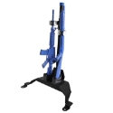 Gun Rack - Dual Weapon, Rear Seat Mounted, Vertical (GR6-ZRT-RAM SSV 14+ AR BLM/870) ZRT Gun Rack - Dual Weapon, Rear Seat Mounted, Vertical (GR6-ZRT-RAM SSV 14+ AR BLM/870) 475-2045 - GoJotto