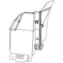 Gun Rack - Dual Weapon, Single Cell Mounted, Vertical (GR7-ZRT-DCR-AR BLM/870) ZRT Gun Rack - Dual Weapon, Single Cell Mounted, Vertical (GR7-ZRT-DCR-AR BLM/870) 475-2047