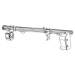 Gun Rack - Single Weapon, Partition Mounted, Horizontal (GR2-ZRT-AR-BLM-GRIP-DOWN)  - 475-2013