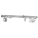 Gun Rack - Single Weapon, Partition Mounted, Horizontal (GR2-ZRT-AR-BLM-GRIP-OUT-H) Gun Rack -  Single Weapon, Partition Mounted, Horizontal (GR2-ZRT-AR-BLM-GRIP-OUT-H) 475-2011