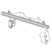 Gun Rack - Single Weapon, Rear Hatch Mounted (GR4-ZRT-870-PI-UTILITY 2020+) - 475-1529