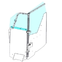 Gun Rack - Single Weapon, Single Cell Mounted, Vertical (GR7-ZRT-AR SECURE) ZRT, Gun, Rack, Dual, Weapon, Single, Cell, Mounted, Vertical, 2174
