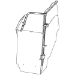 Gun Rack - Single Weapon, Single Cell Mounted, Vertical (GR7-ZRT-DCR-AR BLM)   - 475-2048