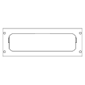 Motorola/WatchGuard M500 Core Processor - 3 Faceplate Motorola, WatchGuard, M500, Core Processor, Faceplate, 425-6719, police, equipment, contour, console, jotto, jotto desk