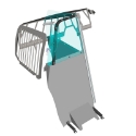 Single Cell Lite Prisoner Transport System for Ford F-150 SSV/Police Responder (2021+) Single Cell, Lite, Prisoner, Transport, Ford, F-150, 2021, 475-1812, GoJotto,