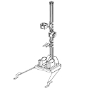 Ford F-150 SSV/PR 2021+ ZRT Gun Rack - Dual Weapon, Rear Seat Mounted, Vertical (GR6-ZRT-F150 SSV/PR 2021+ AR BLM/870) ZRT Gun Rack - Dual Weapon, Rear Seat Mounted, Vertical (GR6-ZRT-F150 SSV/PR 2021+ AR BLM/870) 475-9473 - Go Jotto