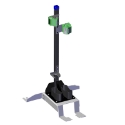 Gun Rack -  Dual Weapon, Rear Seat Mount, Vertical (GR6-AR BLM/870 PI UTILITY 2020+)  Gun Rack -  Dual Weapon, Rear Seat Mount, Vertical (GR6-870-AR-BLM-V-PI-UTILITY-2020+)  475-0748 - GoJotto