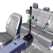 Gun Rack -  Dual Weapon, Rear Seat Mount, Vertical (GR6-AR BLM/870 PI UTILITY 2020+)  - 475-0748